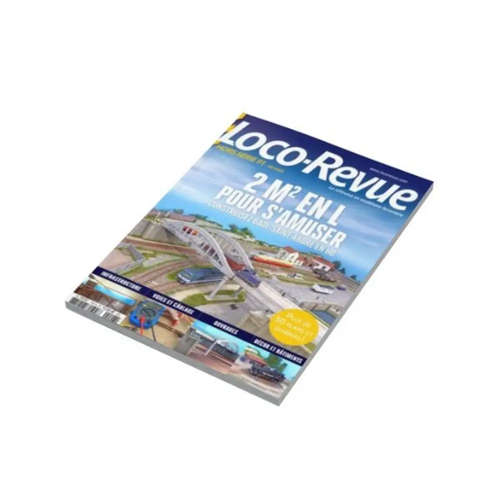 Loco Revue Hors série 91 - LR PRESSE HSLR91 - 2m2 en L pour s'amuser - Construire Daul St André en HO - 2