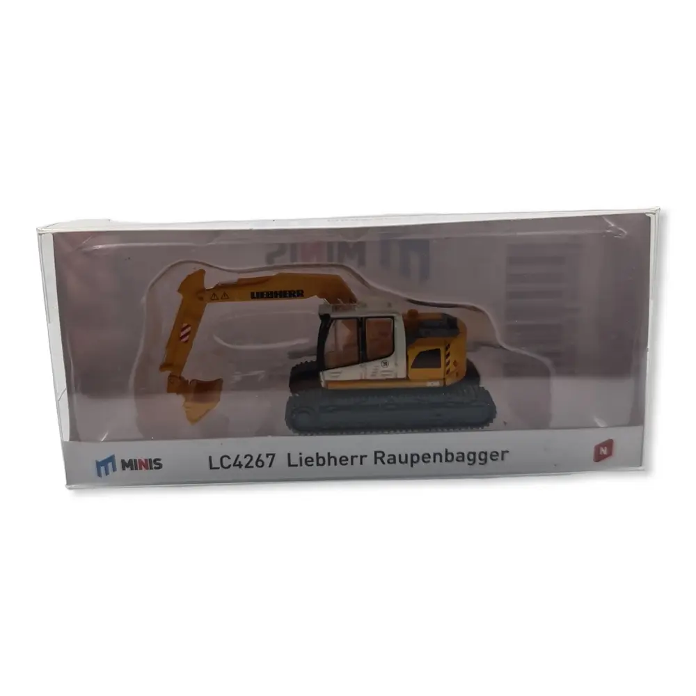 Pelleteuse compacte Liebherr sur chenille LEMKE 4267 - N 1/160 - véhicule miniature - 2