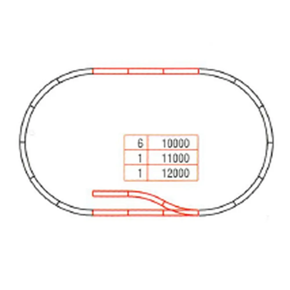 Set rails LGB 19901 avec butoir et aiguillage - G 1/22.5 - 9 éléments - 5