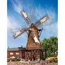 Moulin à vent fonctionnel KIBRI 37302 -  N 1/160 - 90x 90 x 160 mm - 3