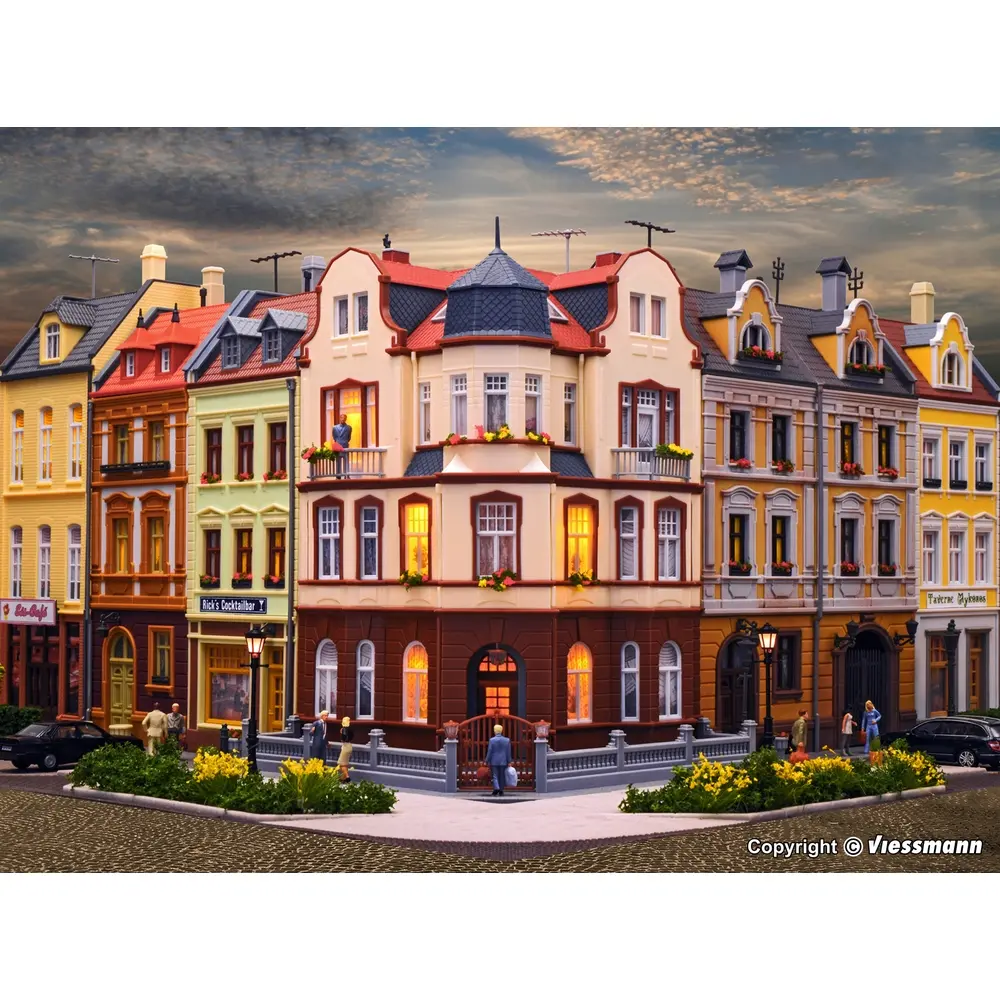 Maison d'angle HO 1/87 Kibri 39100 - 4