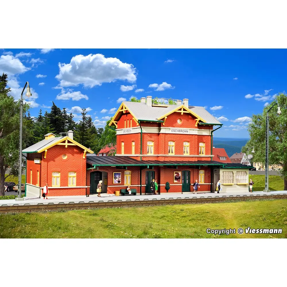 Gare d'Eschbronn KIBRI 39368 - HO 1/87 - 340 x 140 x 145 mm - 3