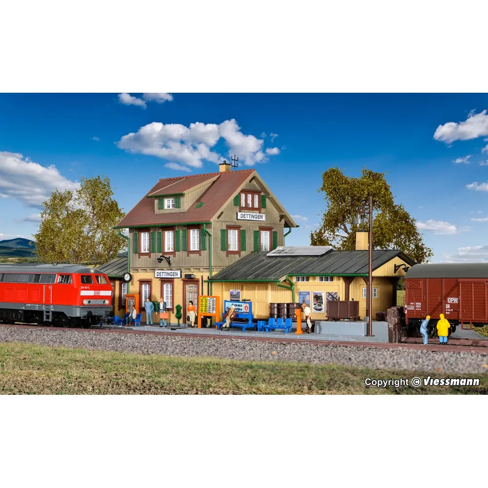 Gare "Dettingen" - KIBRI 39507 - HO 1/87 - 345 x 125 x 140 mm - 3