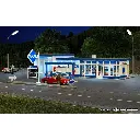 Station Service "Aral" & Station Lavage - Éclairage LED KIBRI 38544 - HO 1 : 87 - 4