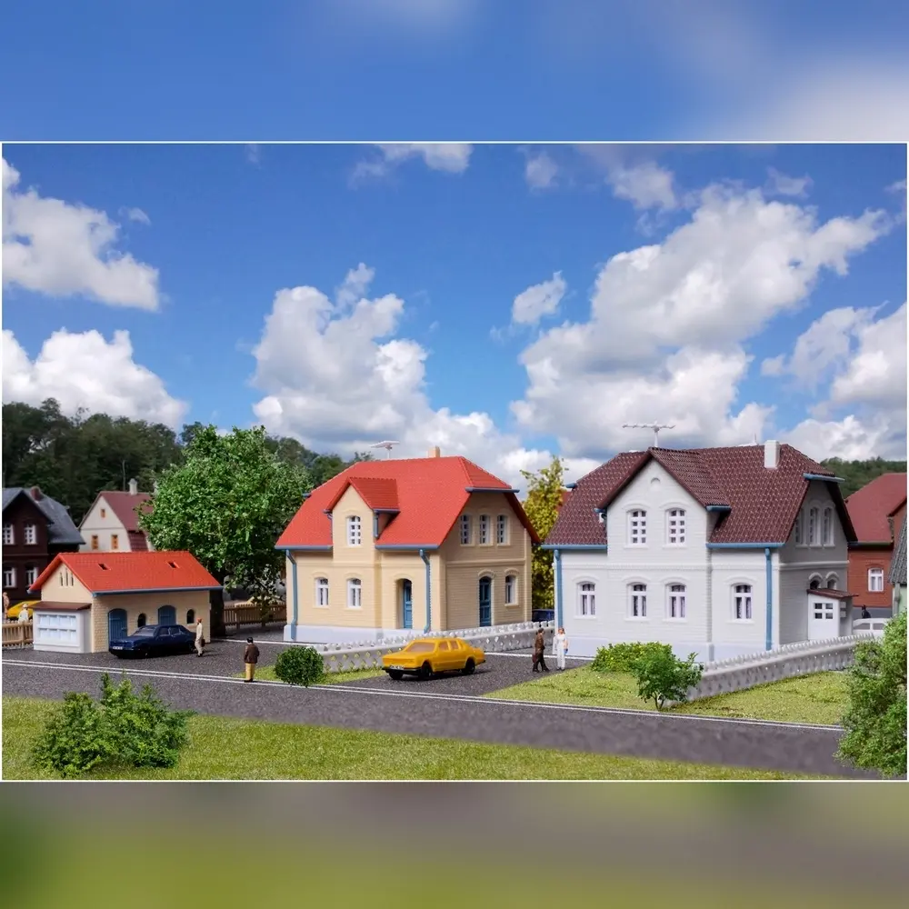 Pack de 3 maisons miniatures - Kibri 36827 - Z 1/220 - 2