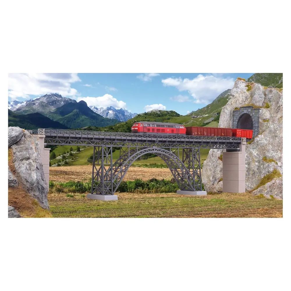Viaduc Müngstertal KIBRI 39704 avec poutre d'acier - HO 1/87 - 675 x 65 x 165 mm - 2