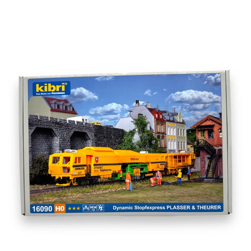 Bourreuse dynamique diesel 09-3X PLASSER & THEURER - Kibri 16090 - HO 1/87 - Ep V/VI - Analogique - 2R - 3