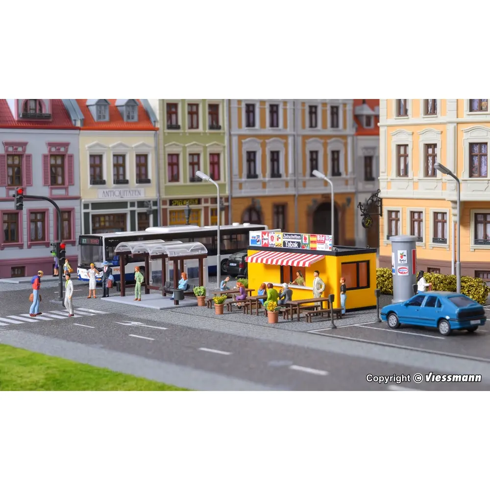 Accessoires de ville - Kibri 38102 - HO 1/87 - 2