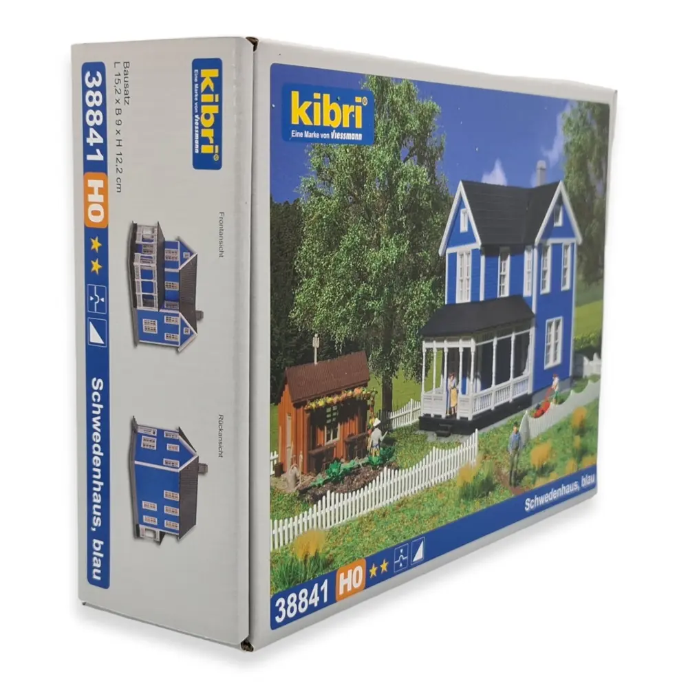 Maison Suédoise miniature KIBRI 38841 - HO 1:87 - 4