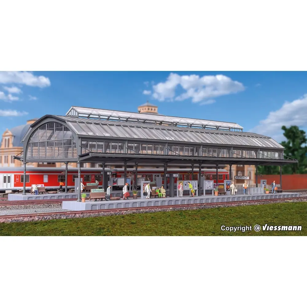 Quai de gare de Kienbach KIBRI 39568 - HO 1/87 - 430 x 220 x 138 mm - 3