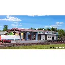 Hangar / Hall à marchandises KIBRI 37809 - N 1/160 - 273x89x57 mm - 4