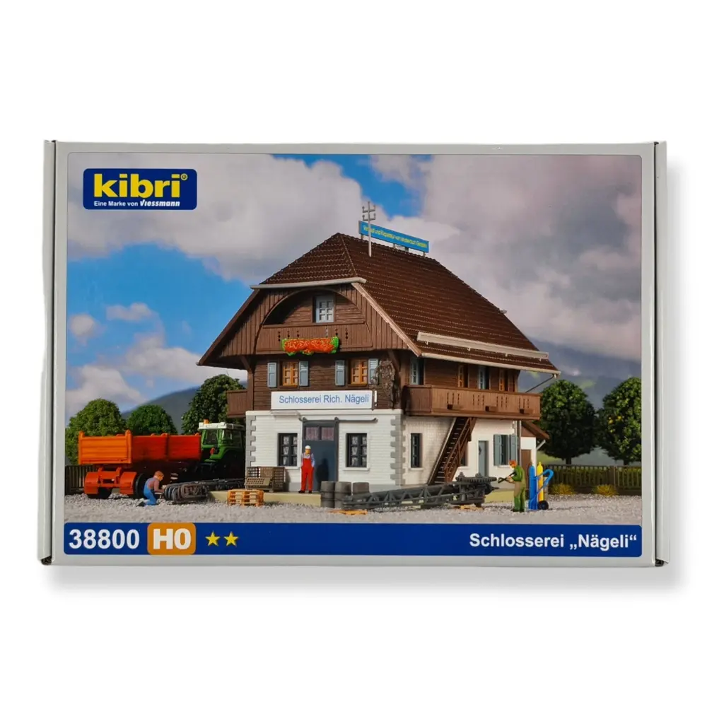 Atelier de métallurgie "Nägeli" KIBRI 38800  HO 1/87 - 182x116x120 mm - 3