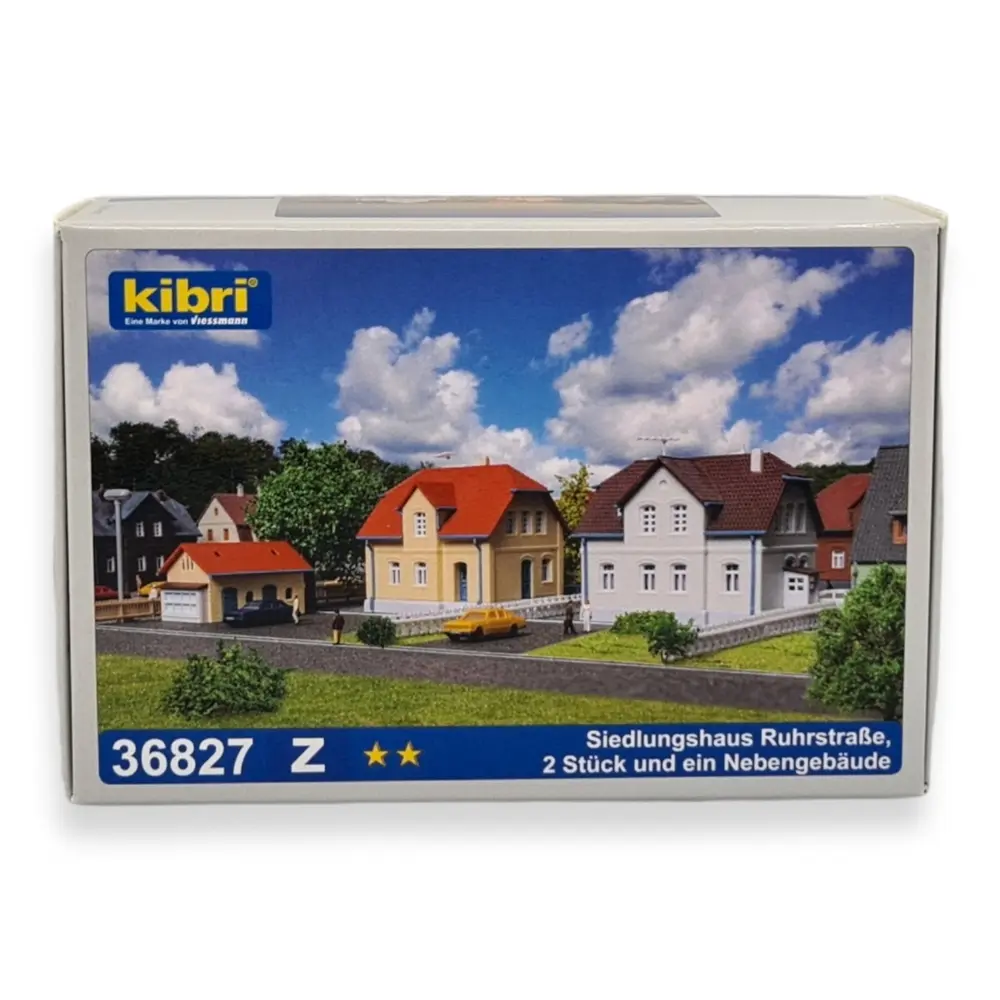 Pack de 3 maisons miniatures - Kibri 36827 - Z 1/220 - 4