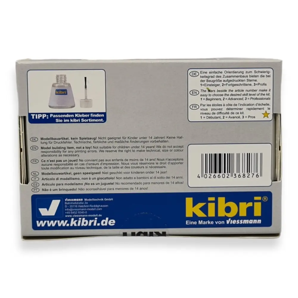 Pack de 3 maisons miniatures - Kibri 36827 - Z 1/220 - 5