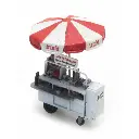 Chariot buffet "Trinkt", prêt à l'emploi - Artitec 387.289 - HO 1/87 - 3