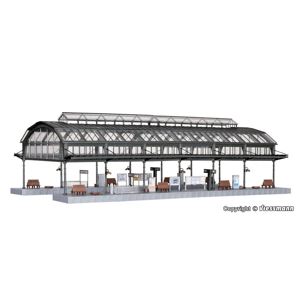 Quai de gare de Kienbach KIBRI 39568 - HO 1/87 - 430 x 220 x 138 mm - 2
