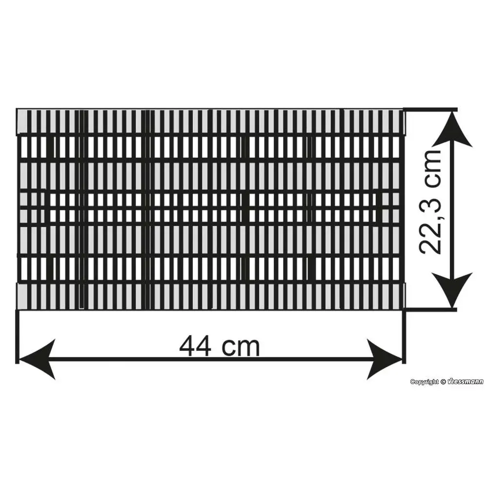 Quai de gare "Bonn" KIBRI 39565 - HO 1/87 - 440x223x135 mm - 6
