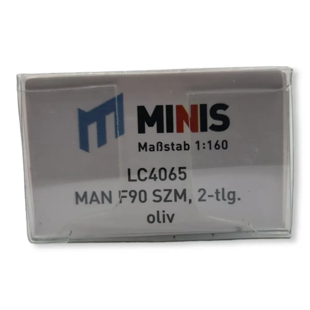 Pack de 2 camions MAN F90 à 3 essieux LEMKE LC4065 - N 1/160 - olive - 3