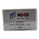 Pack de 2 camions MAN F90 à 3 essieux LEMKE LC4065 - N 1/160 - olive - 3