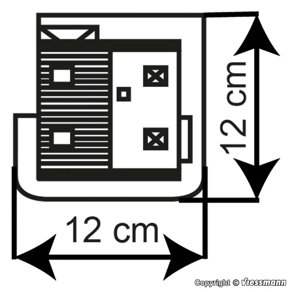 Maison d'édition westphalienne à Münster  - Kibri 38382 - HO 1/87 - 5