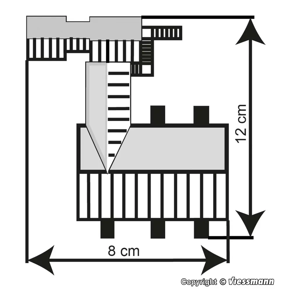Usine de traitement de gravier - Z 1/220 - Kibri 36603  - 3