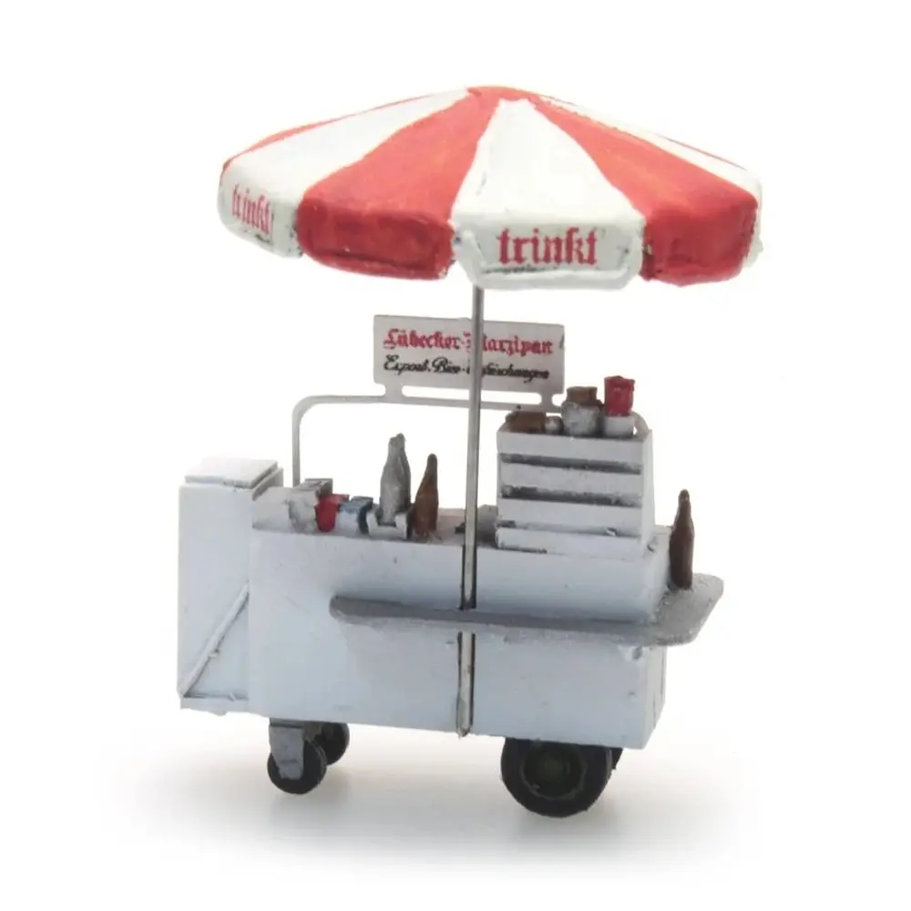 Chariot buffet "Trinkt", prêt à l'emploi - Artitec 387.289 - HO 1/87 - 4