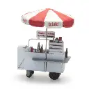 Chariot buffet "Trinkt", prêt à l'emploi - Artitec 387.289 - HO 1/87 - 4