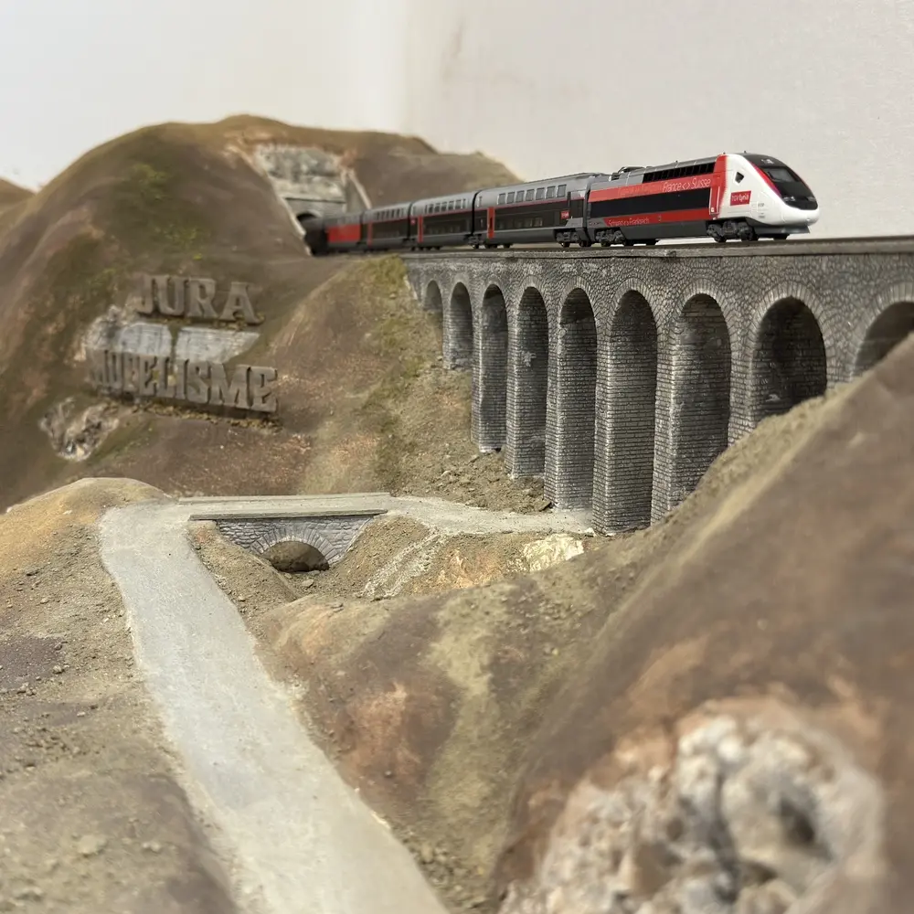 TGV Duplex Lyria 10 éléments - Kato 101762 - N 1/160 - SNCF - Ep VI - Analogique - 2R - 4