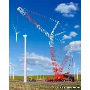 Grue de levage LIEBHERR LG 1800 KIBRI 13016 - HO 1/87 - 2