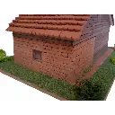 Kit de construction en céramique pour refuge alpin - Keranova 30220 - HO 1/87 - 6