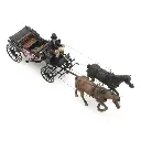 Voiture Landau ouverte avec cheval et cocher - Artitec AR387.423 - HO 1/87 - 4