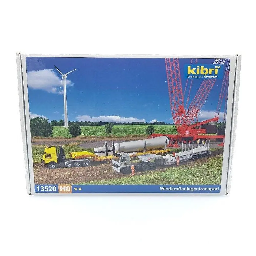 Convoi de camions transport d'éoliennes KIBRI 13520 - HO 1/87 - 4