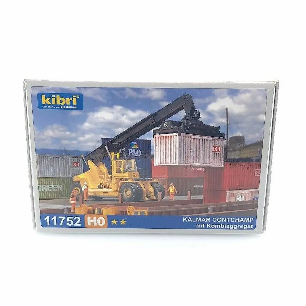 KALMAR CONTCHAMP chariot élévateur pour conteneur KIBRI 11752 - HO 1/87 - 5