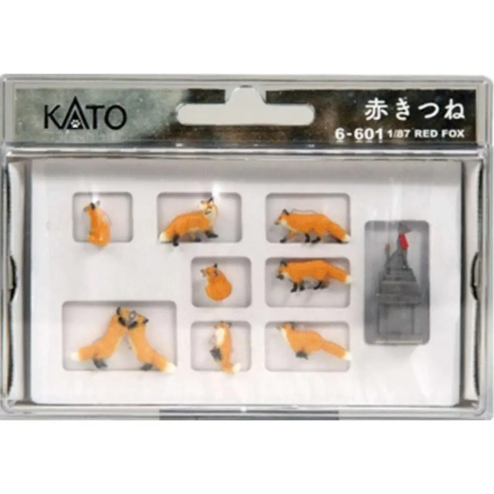 9 Renards roux - Kato K6-601 - HO 1/87 - 2