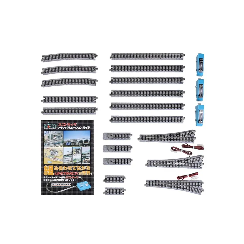 Pack d'extension V3 Sidings Variation - Kato K20-862 - N 1/160 - 2