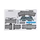 Ensemble de rails haut et bas Unitrack (V12) - Kato K20-871 - N  - 3