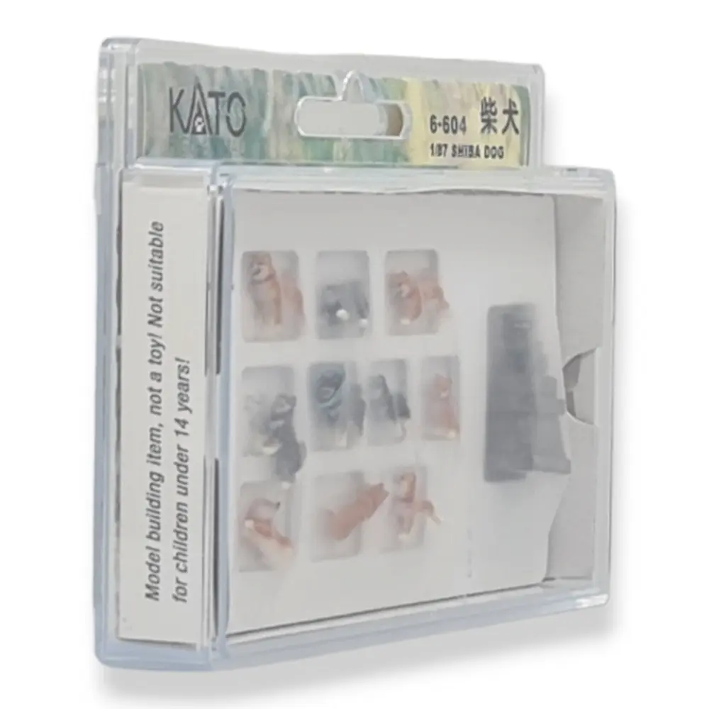 Lot de 10 chiens Shiba & 1 statue - KATO 6-604 | N 1/160 - 2