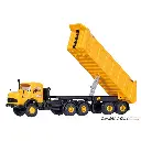 Camion MB à Capot Rond + Remorque Benne Meiller - 140x28x38mm - Kibri 14025 - HO : 1/87  - 2