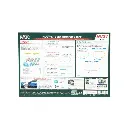 Ensemble de signaux automatiques à trois aspects Unitrack (HV21) - Kato 3-131 - HO 1/87 - 4