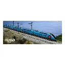 Coffret 10 éléments TGV OUIGO - Kato K101763 - N 1/160 - SNCF - Ep VI - Analogique - 2R - 3