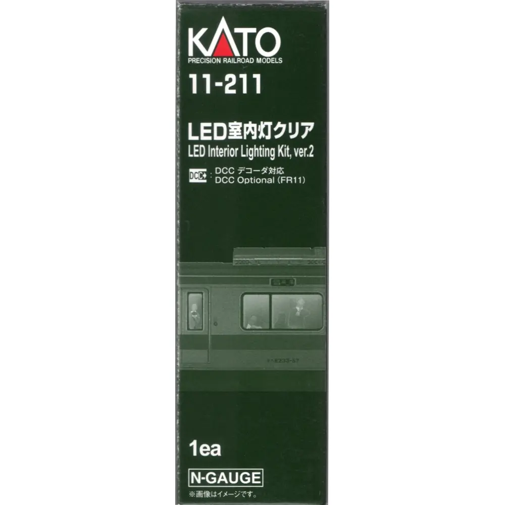 Kit d'éclairage intérieur led blanc froid pour voiture voyageurs - Kato K11-211 - N 1/160 - 2