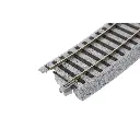 4 rails incurvés Unitrack (R490-22.5) 22,5 degrés - Kato 2-270 - HO 1/87 - 3