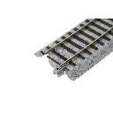 2 rails incurvés Unitrack (R867-10) 10 degrés - Kato 2-290 - HO 1/87 - 3