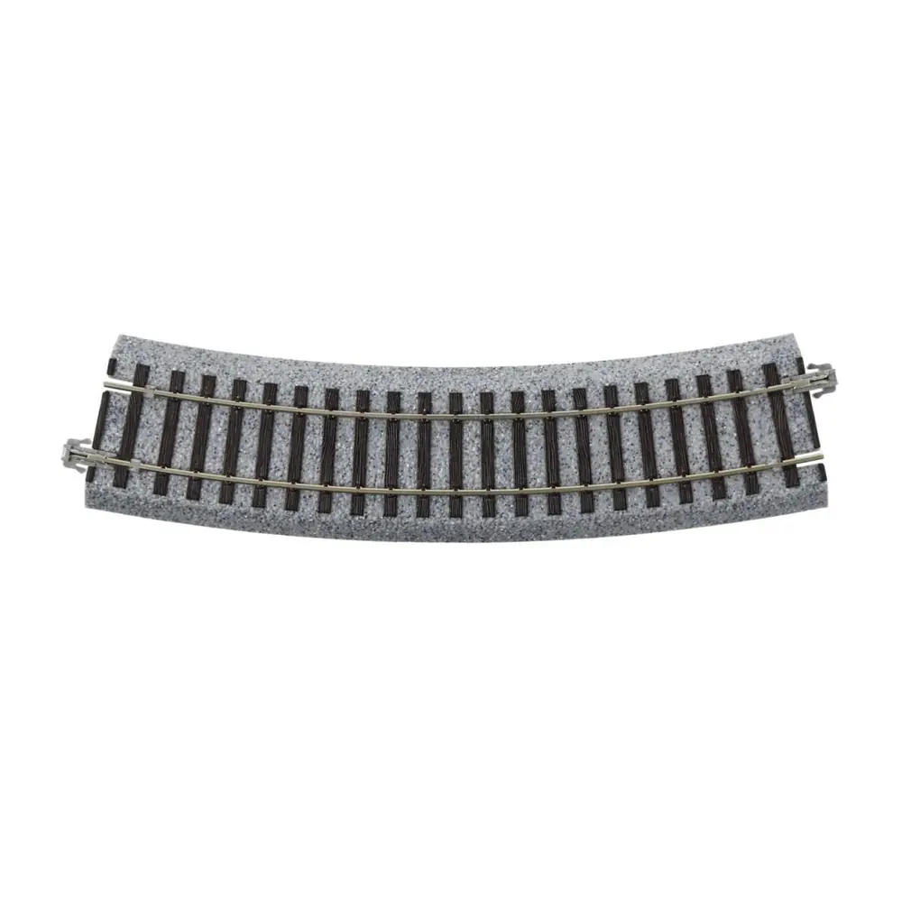 4 rails incurvés Unitrack (R430-22.5) 22,5 degrés - Kato 2-260 - HO 1/87 - 2