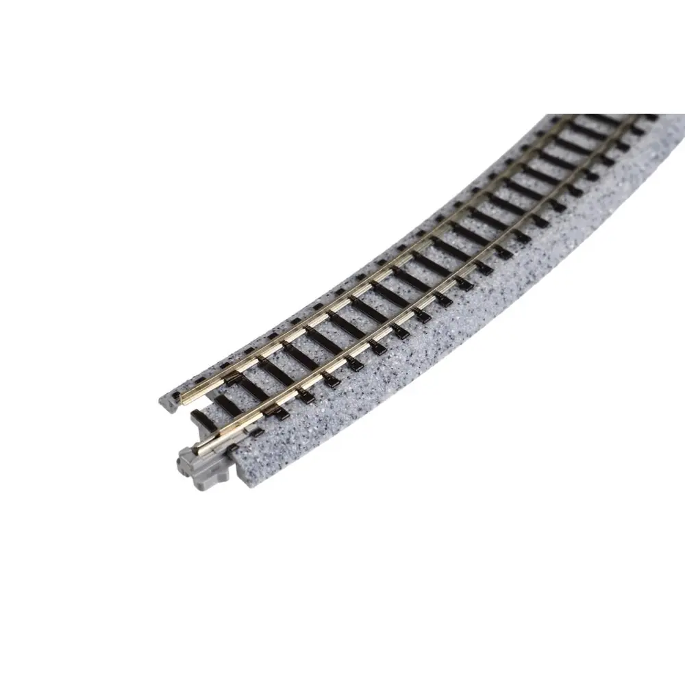 4 rails incurvés Unitrack (R381-30) 30 degrés - Kato 20-140 - HO 1/87 - 3