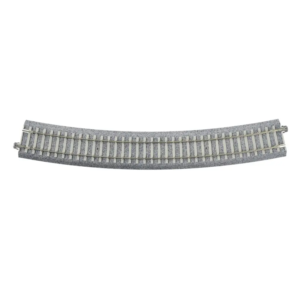 4 rails courbes Unitrack (R730-PCAL/R730-PCAR) CS - Kato 2-242 - HO 1/87 - 2