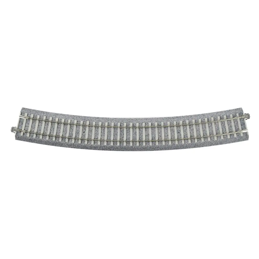 4 rails courbes Unitrack (R730-22.5PC) CS 22,5 degrés - Kato 2-241 - HO 1/87 - 2