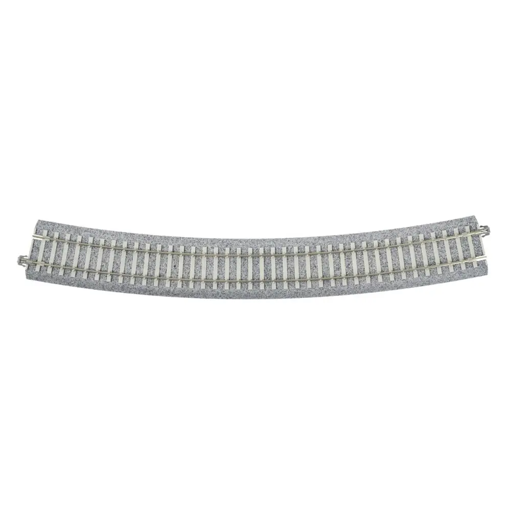 2 rails courbes Unitrack (R790-PCAL/R790-PCAR) CS - Kato 2-252 - HO 1/87 - 2