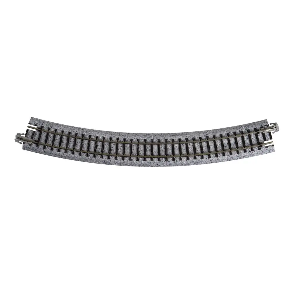 4 rails incurvés Unitrack (R348-30) 30 degrés - Kato 20-130 - HO 1/87 - 2