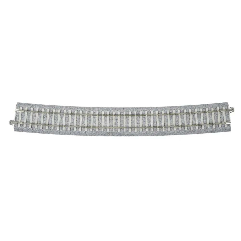 4 rails courbes traverses en béton Unitrack (R1546-11.25) - Kato 2-321 - HO 1/87 - 2
